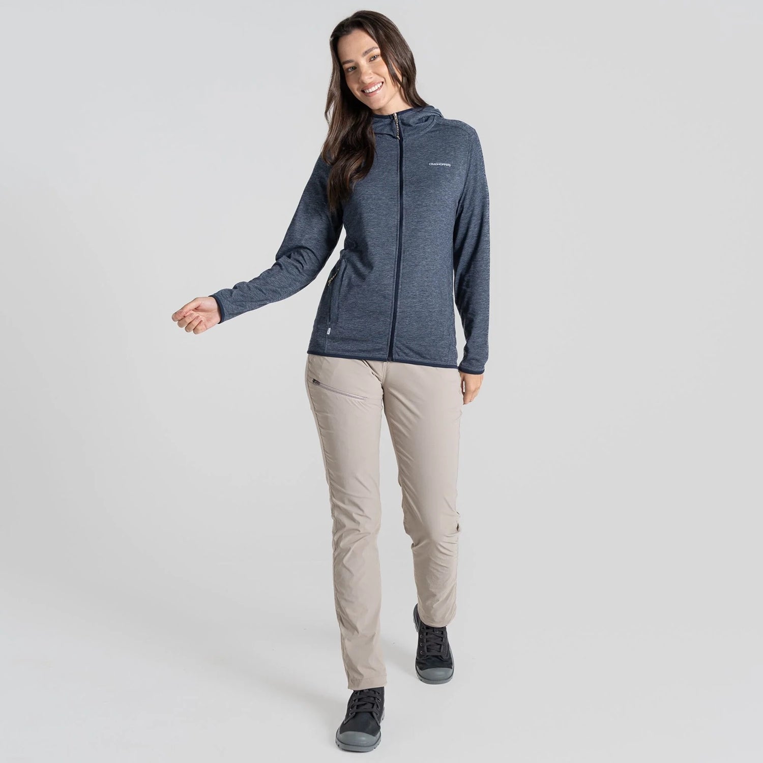 Craghoppers Women's NosiLife Pro Convertible Trouser III - Regular - Soft Mushroom — view 3