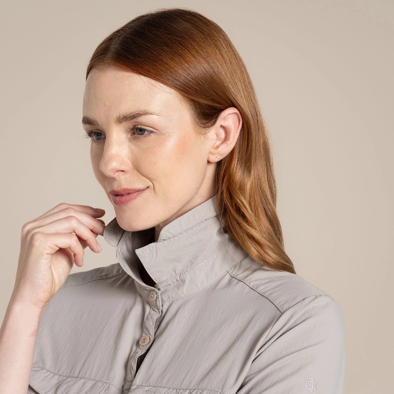 Craghoppers Women's NosiLife Adventure Long Sleeve Shirt III - Soft Mushroom — view 2