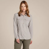 Craghoppers Women's NosiLife Adventure Long Sleeve Shirt III - Soft Mushroom — view 3