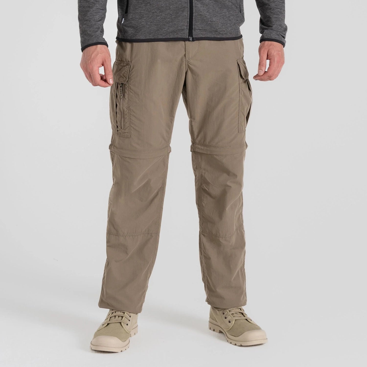 Craghoppers Men's NosiLife Convertible Cargo Trouser III - Regular - Pebble — view 2