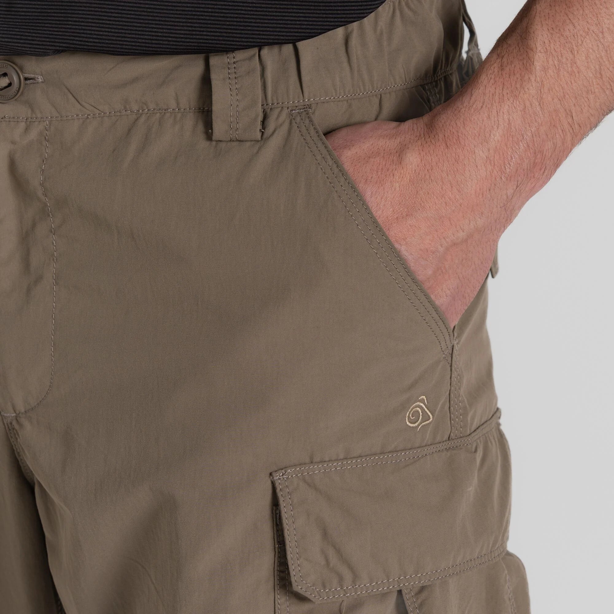 Craghoppers Men's NosiLife Convertible Cargo Trouser III - Regular - Pebble — view 5
