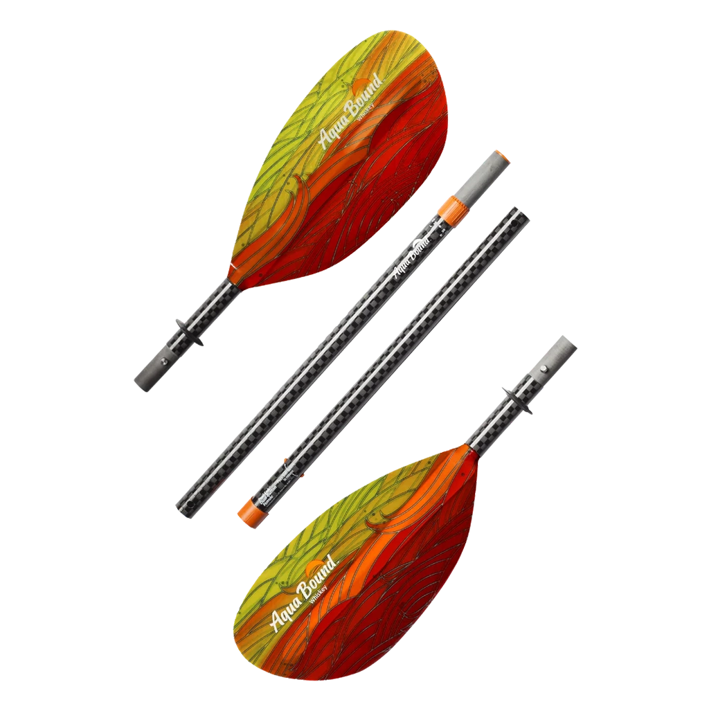 Aqua Bound Whiskey Fiberglass / Posi-Lok Carbon Shaft 4pc - Fuego Red Hero