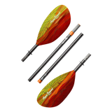 Aqua Bound Whiskey Fiberglass / Posi-Lok Carbon Shaft 4pc - Fuego Red Hero
