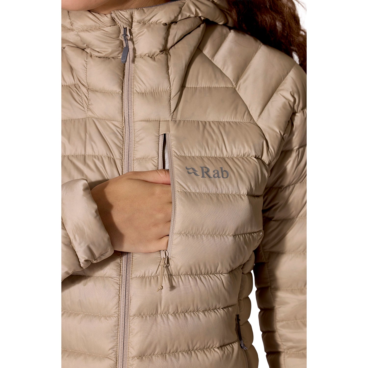 Rab Women's Microlight Alpine Hoody - Dark Pebble — view 10