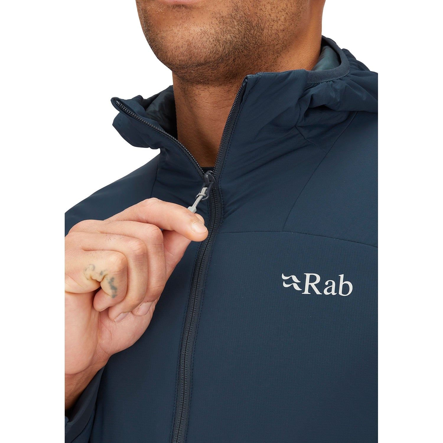 Rab Men's Xenair Alpine Light Jacket - Tempest Blue — view 11
