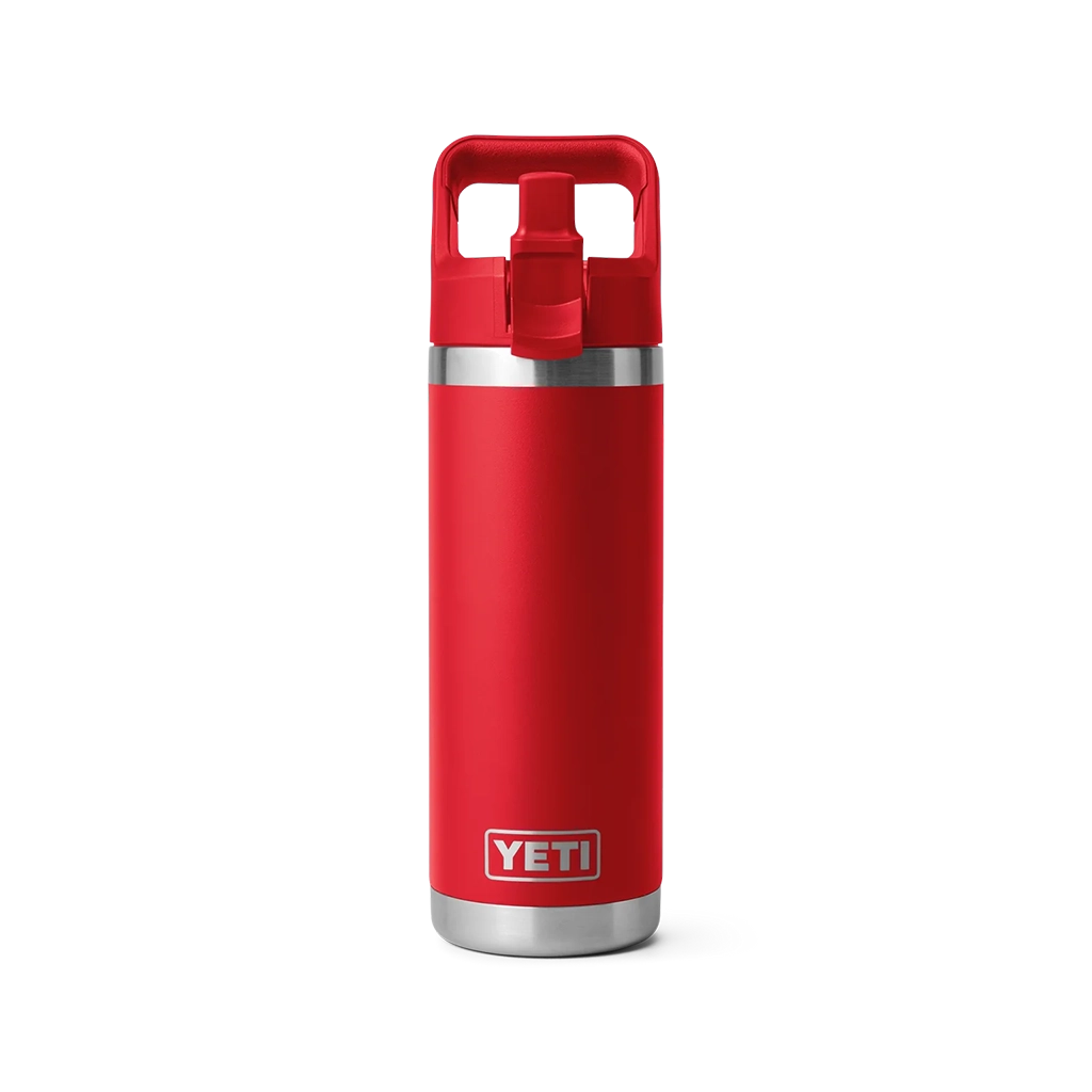 Yeti Rambler 18oz (532ml) Straw Bottle - Rescue Red 2