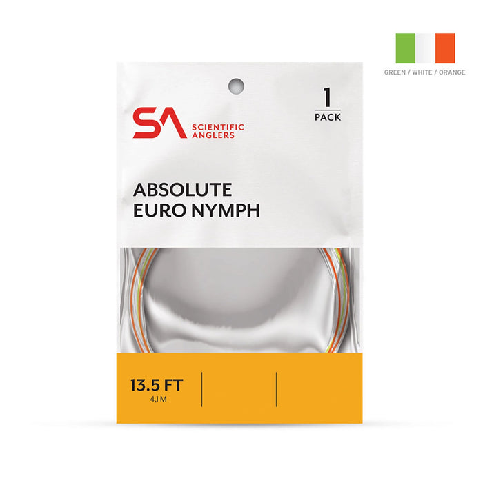 Scientific Anglers Absolute Euro Nymph 13.5' Leader - Single Pack