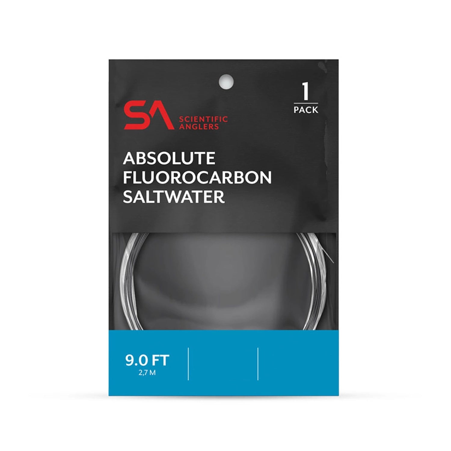Scientific Anglers Absolute Fluorocarbon Saltwater 9' Tapered Leader - Single Pack