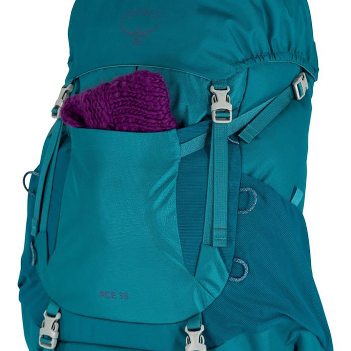 osprey ace 38 backpack Kids' Backpacking Pack For 5-11 Years Old loading pack is fixed to keep weight to a minimum Osprey Ace 38 - Kid's