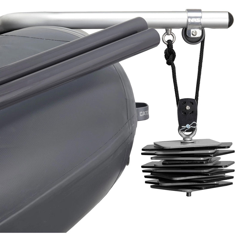 NRS Slipstream 129 Three-Person Fishing Raft Plus Rowers Package anchor