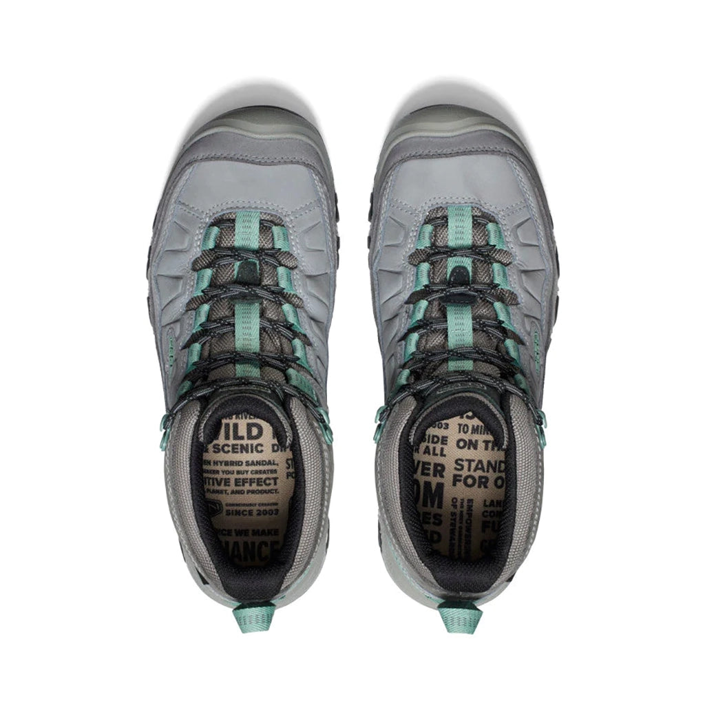 Keen Womens Targhee IV Mid Waterproof Boot - Alloy Granite Green Detail 2