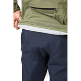 Men's Cinder Kinetic Waterproof Biking Jacket - Light Khaki Beluga Details 6