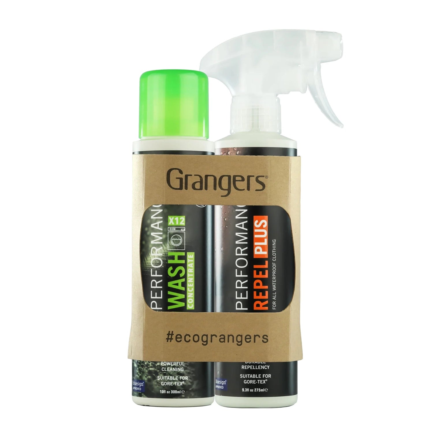 Grangers Performance Wash + Performance Repel Plus Eco Twin Pack 300ml + 275ml