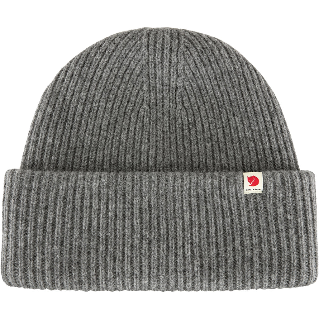 Fjallraven Heavy Beanie - Grey Details 1