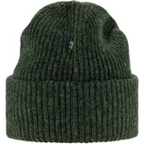 Fjallraven Heavy Beanie - Deep Forrest Details 1