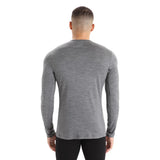 Icebreaker Men's 200 Oasis Long Sleeve Crewe - Midnight Navy — view 3