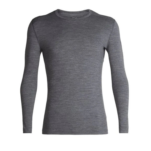 Icebreaker Men's 200 Oasis Long Sleeve Crewe - Gritstone Heather