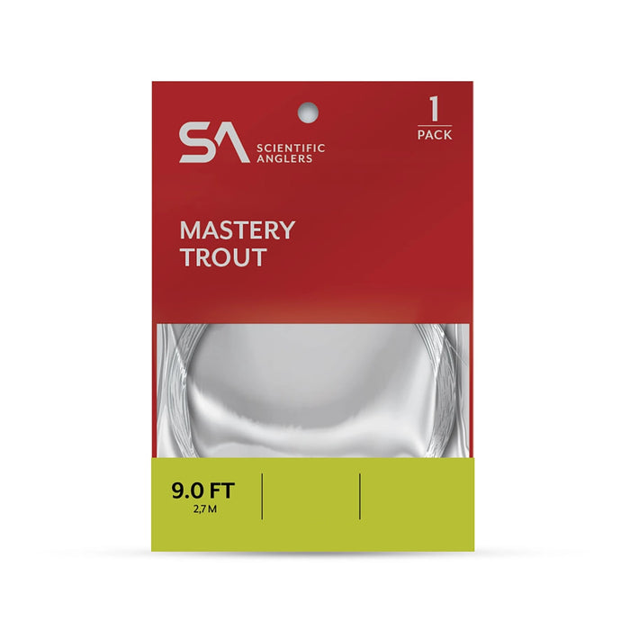 Scientific Anglers Mastery 9ft Trout Leader - Single Pack