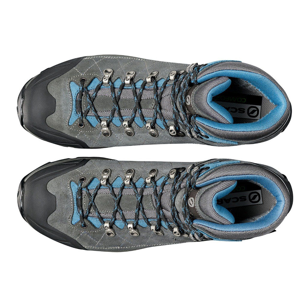 Scarpa Men's Kailash Trek GTX shark grey/lake blue top