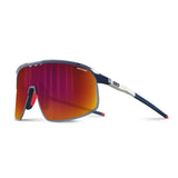 Julbo Density Sunglasses - Matt Blue / White / Red Frame