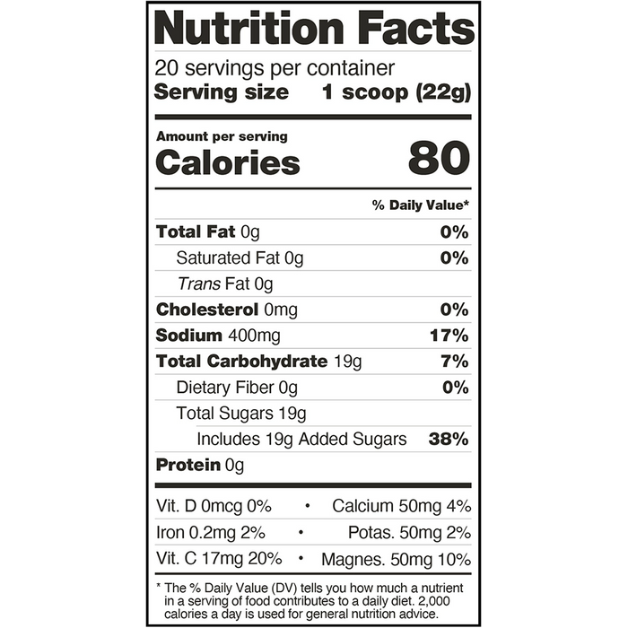 Skratch Labs Sport Hydration Drink Mix - 440g Resealable Bag