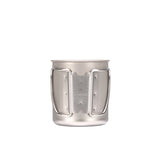 Snow Peak Titanium Single Wall Cup w/ Folding Handle - 300ml
