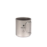 Snow Peak Titanium Single Wall Cup w/ Folding Handle - 450ml — view 7
