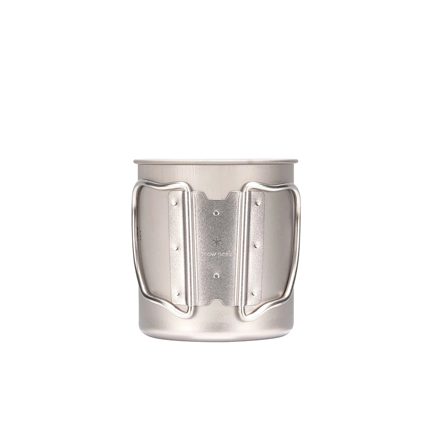 Snow Peak Titanium Single Wall Cup w/ Folding Handle - 450ml — view 9
