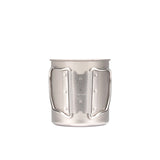 Snow Peak Titanium Single Wall Cup w/ Folding Handle - 450ml — view 9