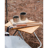 Snow Peak Titanium Double Wall Insulated Mug w/ Folding Handle - 300ml