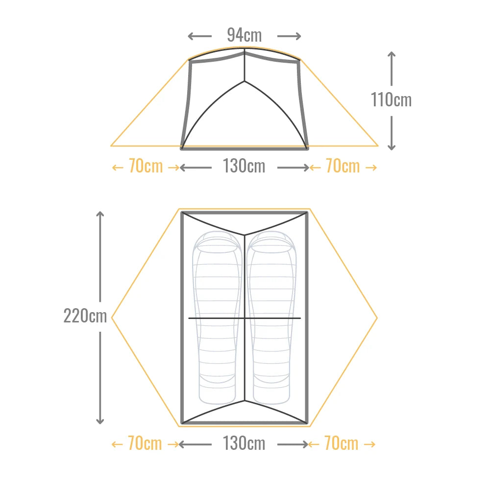 Mont Moondance 2 Tent - Bracken