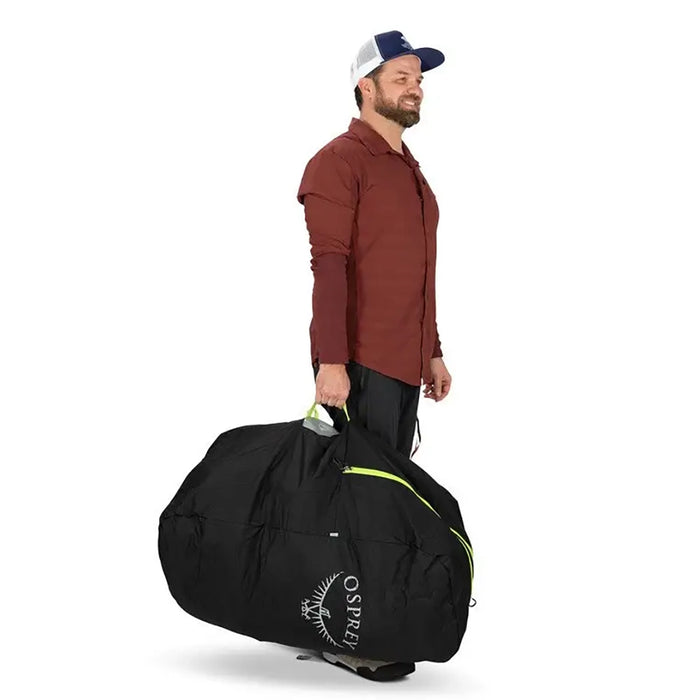 Osprey Airporter - Secure Backpack Travel Cover Black Detail 2
