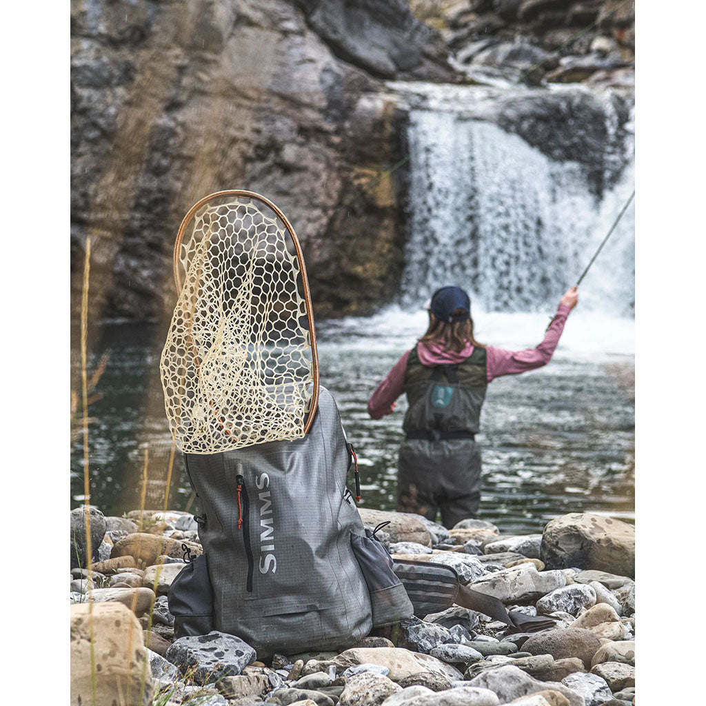 Simms Dry Creek Zip Backpack steel lifestyle 2
