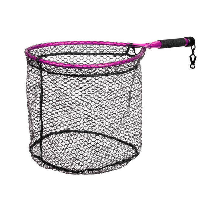 McLean Angling Short Handle Weigh Net pink