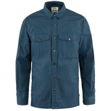 Fjallraven Men's Singi Long Sleeve Overshirt Indego Blue Hero