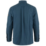 Fjallraven Men's Singi Long Sleeve Overshirt Indego Blue BAck