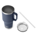 Yeti Rambler 35 oz Straw Mug - Navy Detail 2
