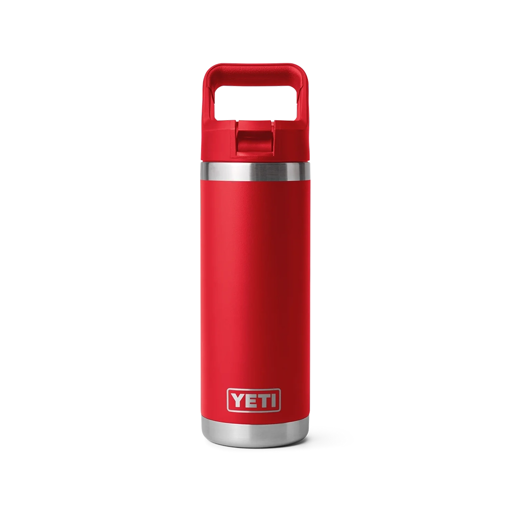 Yeti Rambler 18oz (532ml) Straw Bottle - Rescue Red 1