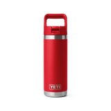 Yeti Rambler 18oz (532ml) Straw Bottle - Rescue Red 1