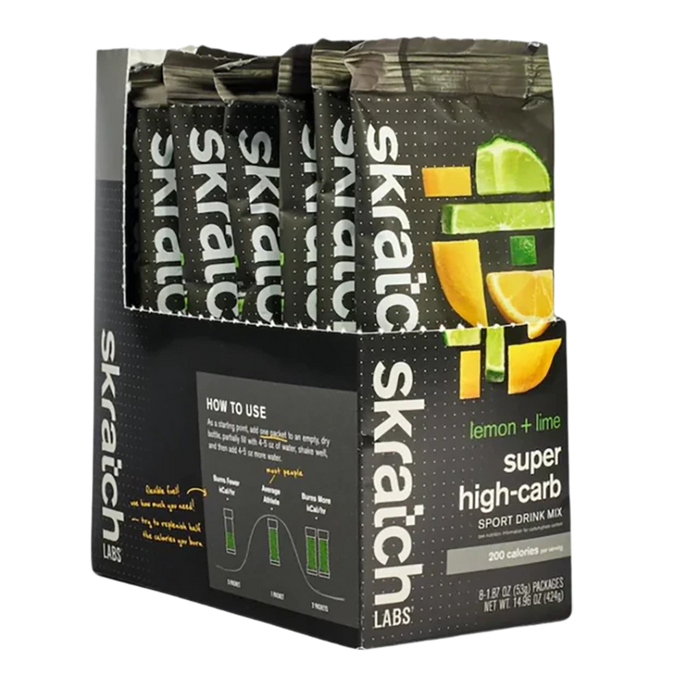 Skratch Labs Super High-Carb Sport Drink Mix - 53g Sachet (8 Pack Box)