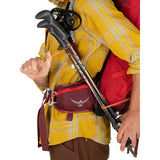 Osprey Men's Stratos (24L) poinsetti red detail 1
