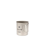 Snow Peak Titanium Single Wall Cup w/ Folding Handle - 600ml