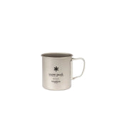Snow Peak Titanium Single Wall Cup w/ Folding Handle - 600ml