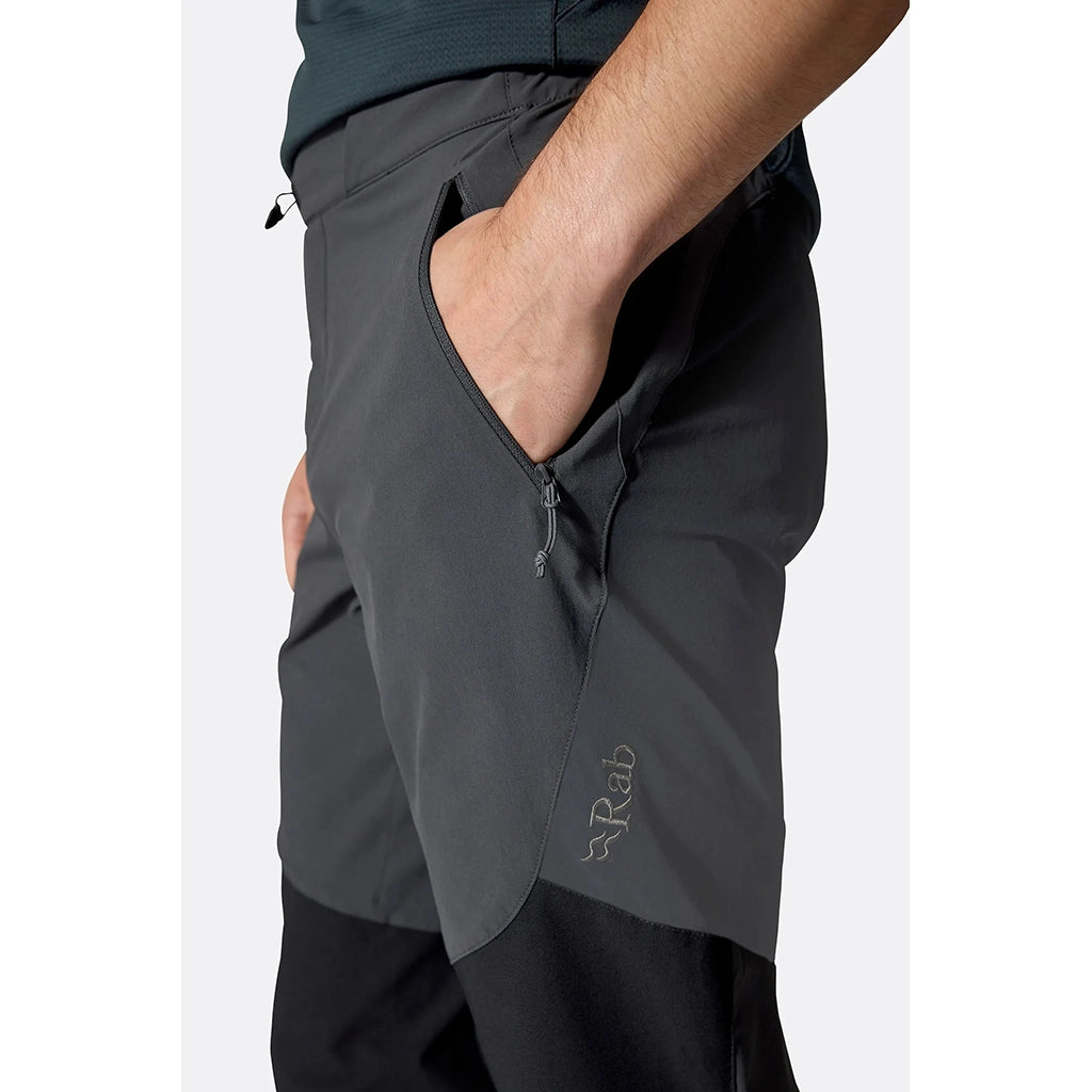 Rabs Men's Torque Pants Black Details 