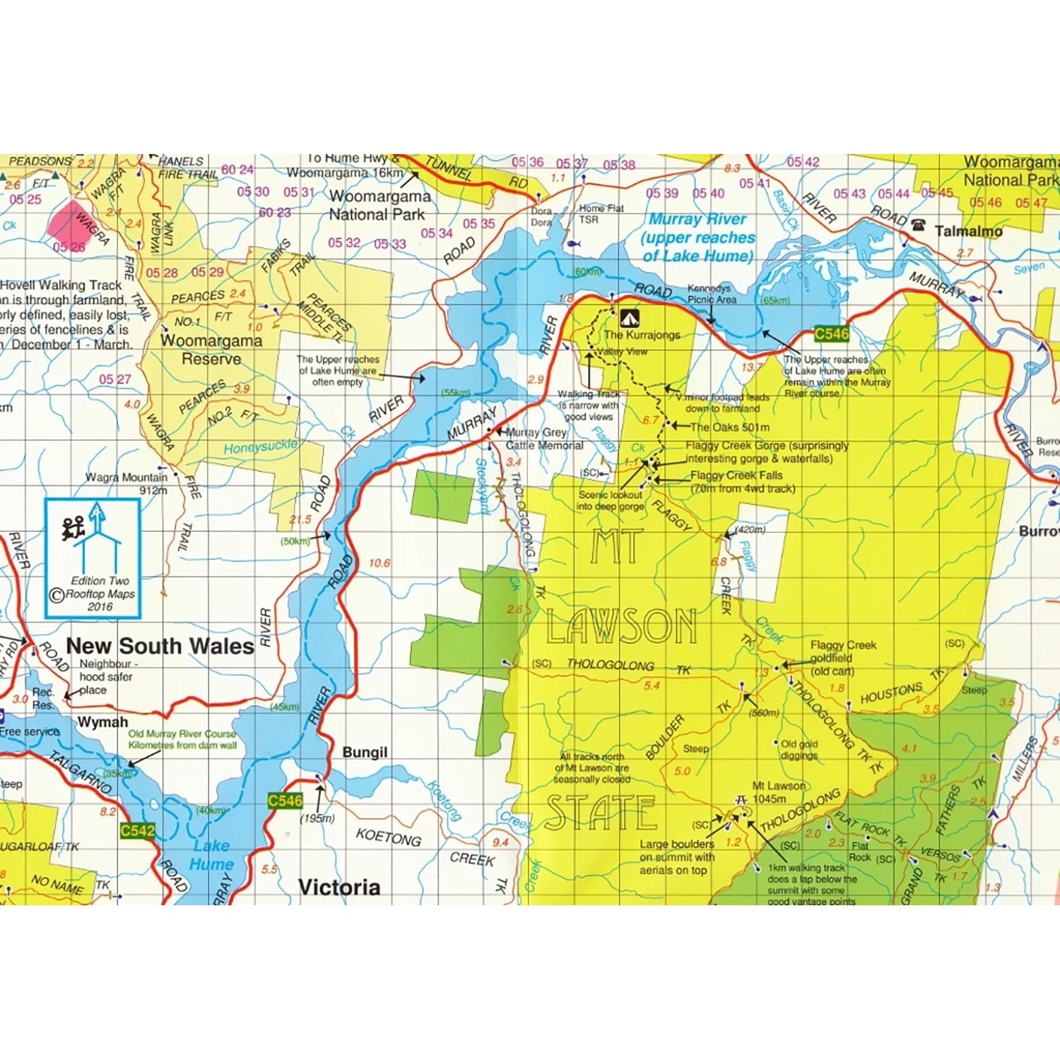 Rooftop's Upper Murray Adventure Map — view 2