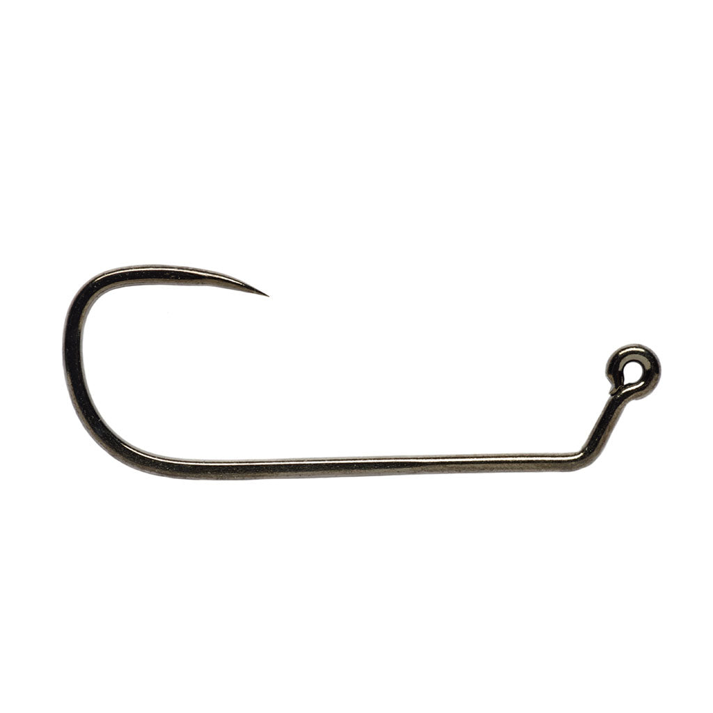 Fulling Mill Jig Force Long Black Nickel Barbless Hooks — Tom's Outdoors