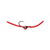 Fulling Mill Croston's Chenille Worm Red - Barbless (Red)