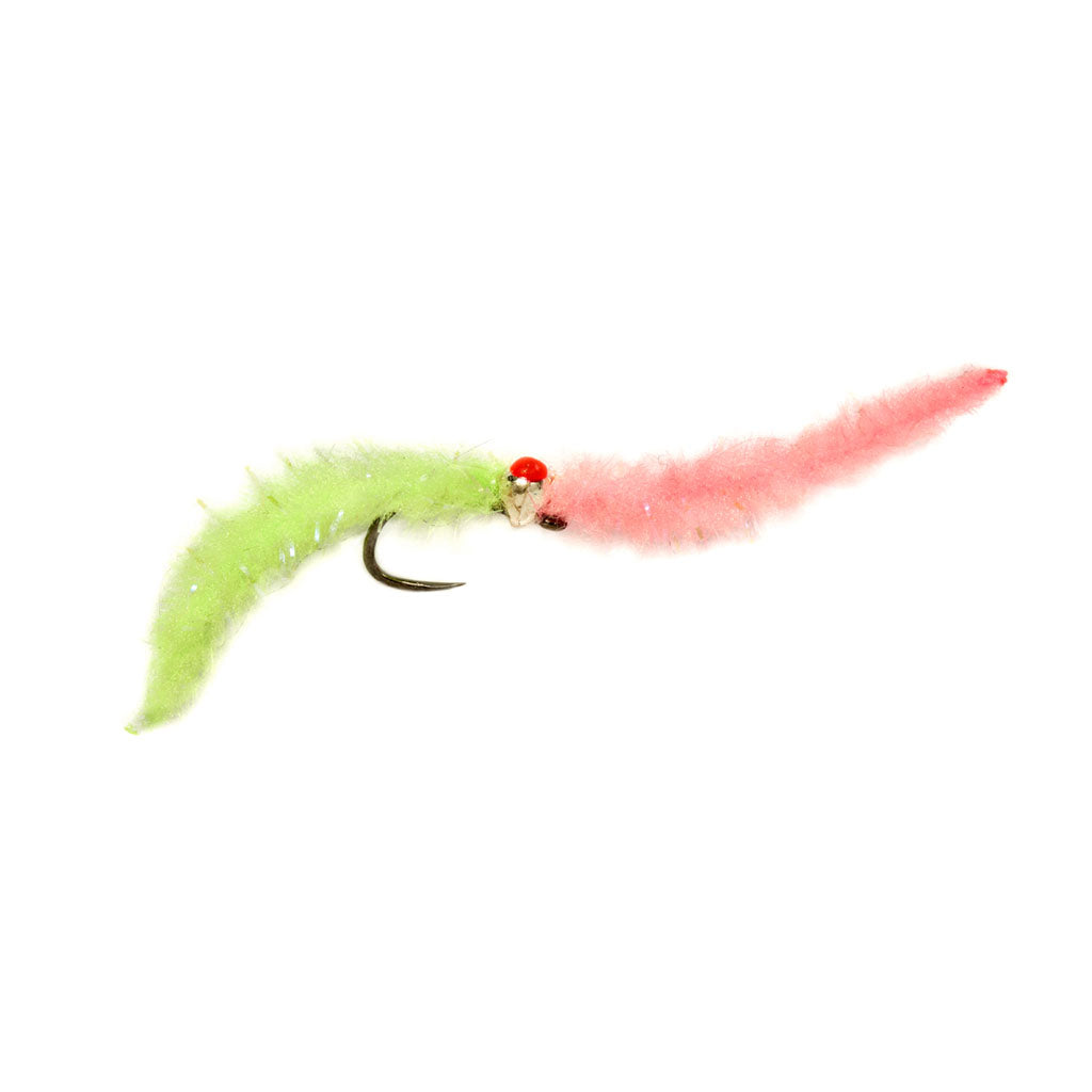 Fulling Mill Croston's Mini Cocktail Worm Candy - Barbless (Red)