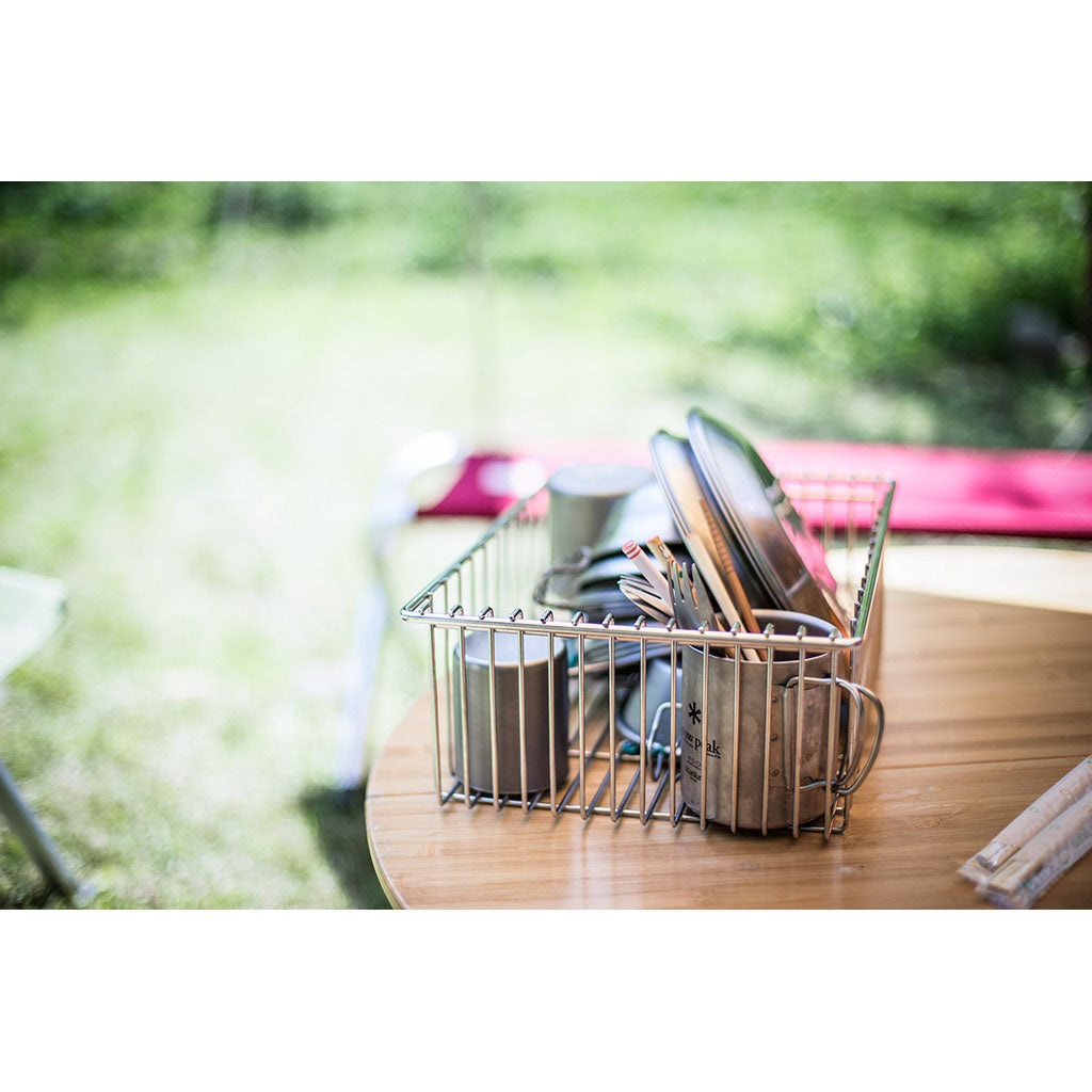 Snow Peak Deep Mesh Tray 1 Unit lifestyle 2