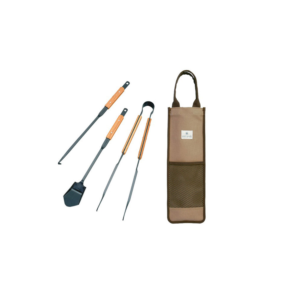 Snow Peak Fire Tool Set Pro Premium Fire Tools — Tom's Outdoors